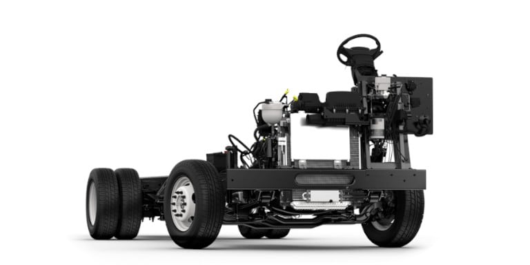 2026 Ford E-Series Stripped Chassis side profile angle shown